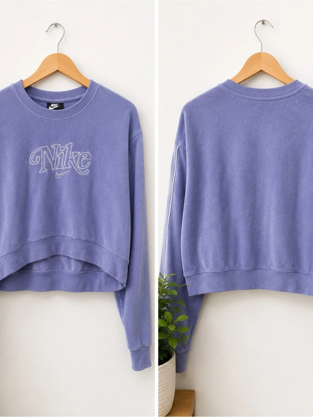 Nike Lavender Script Crewneck Sweatshirt
